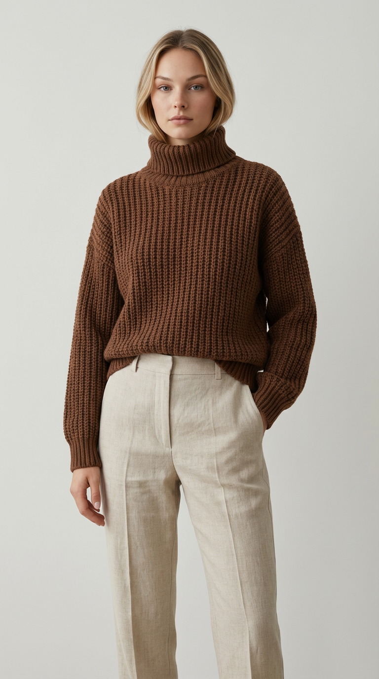 Larissa Oversized Chunky Knit Sweater