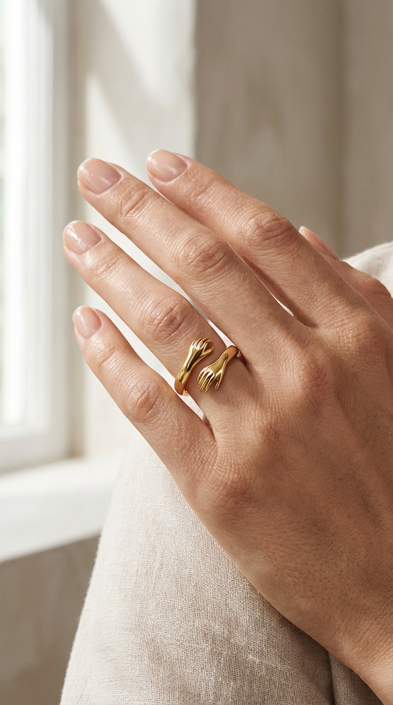 Amara Embrace Gold Ring