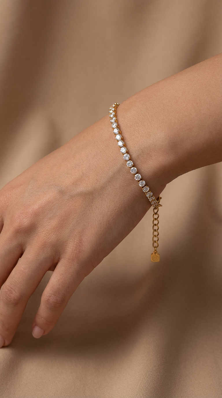 Aurora Crystal Tennis Bracelet