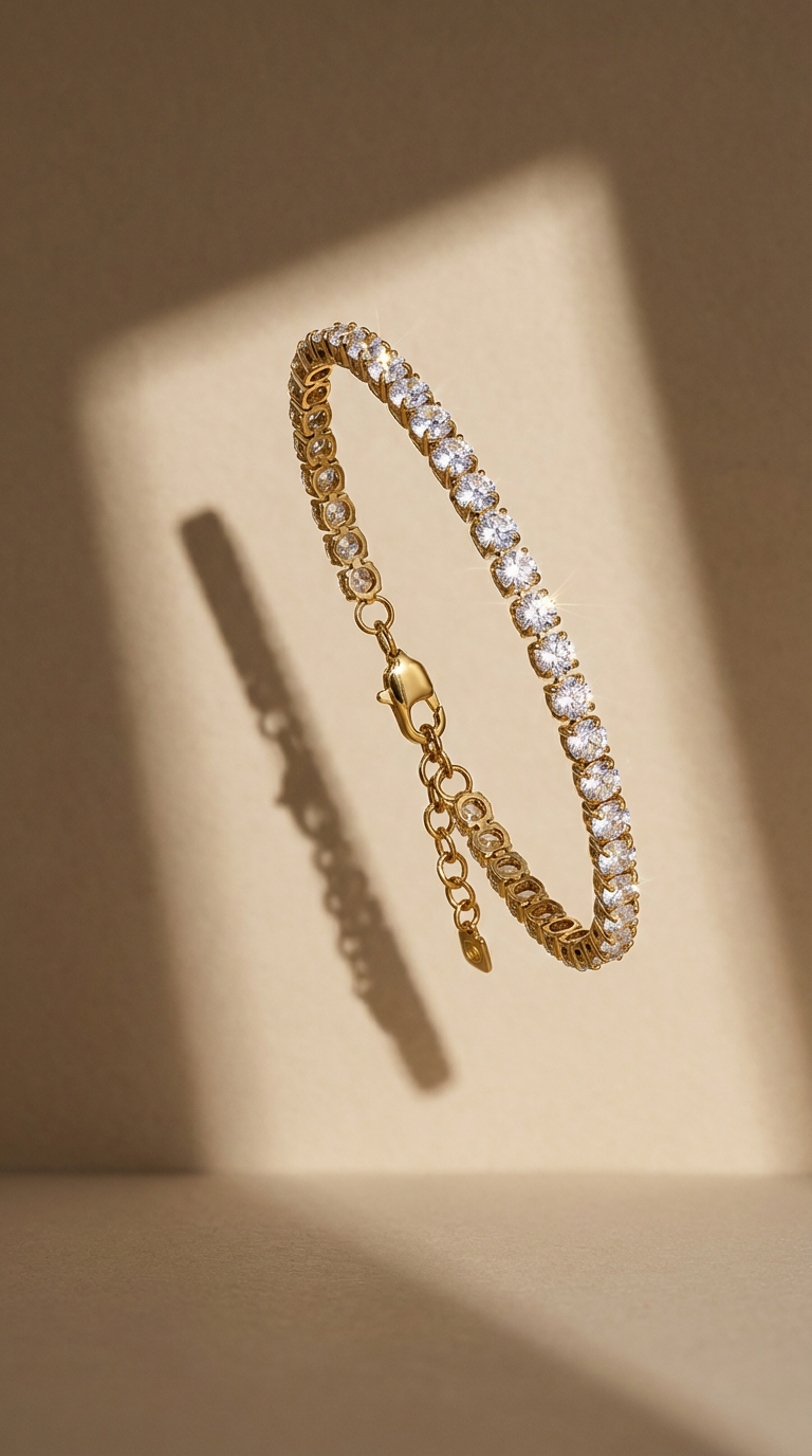 Aurora Crystal Tennis Bracelet