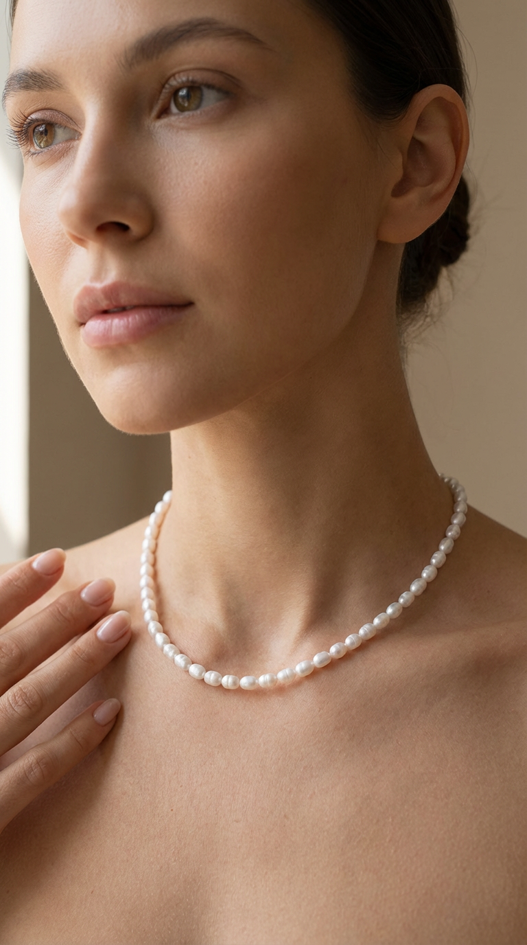 Marina Freshwater Pearl Choker