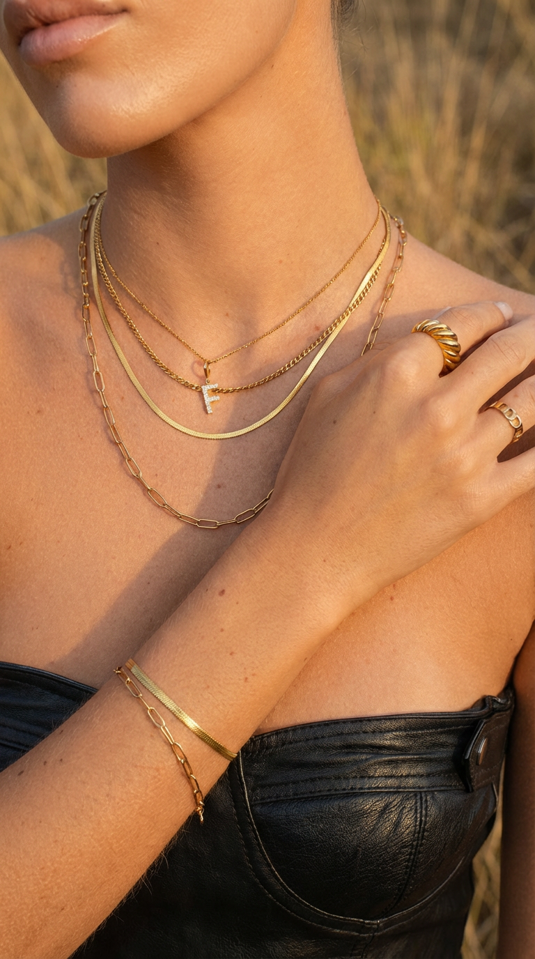 Charlotte Gold Chain Bracelet