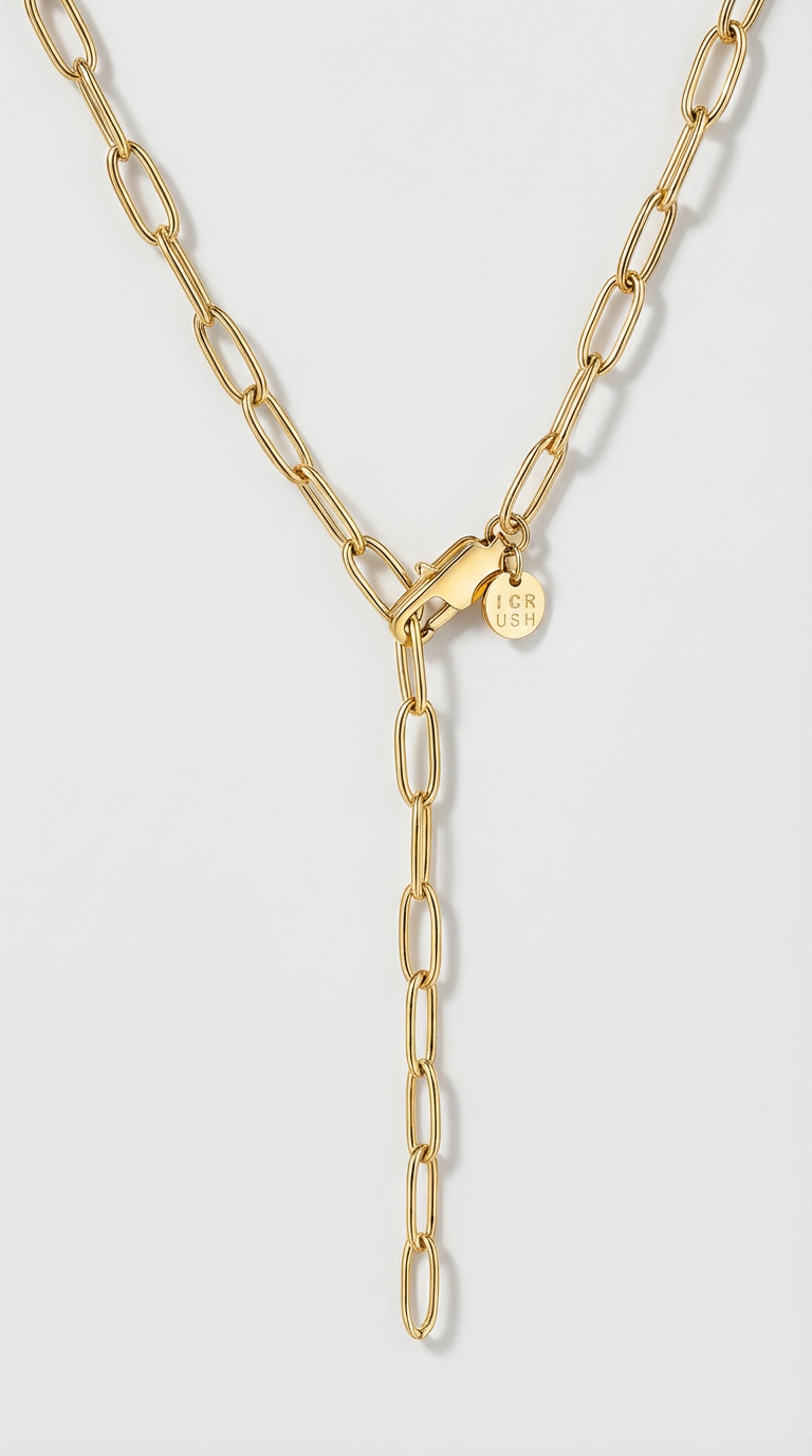 Victoria Gold Lariat Necklace
