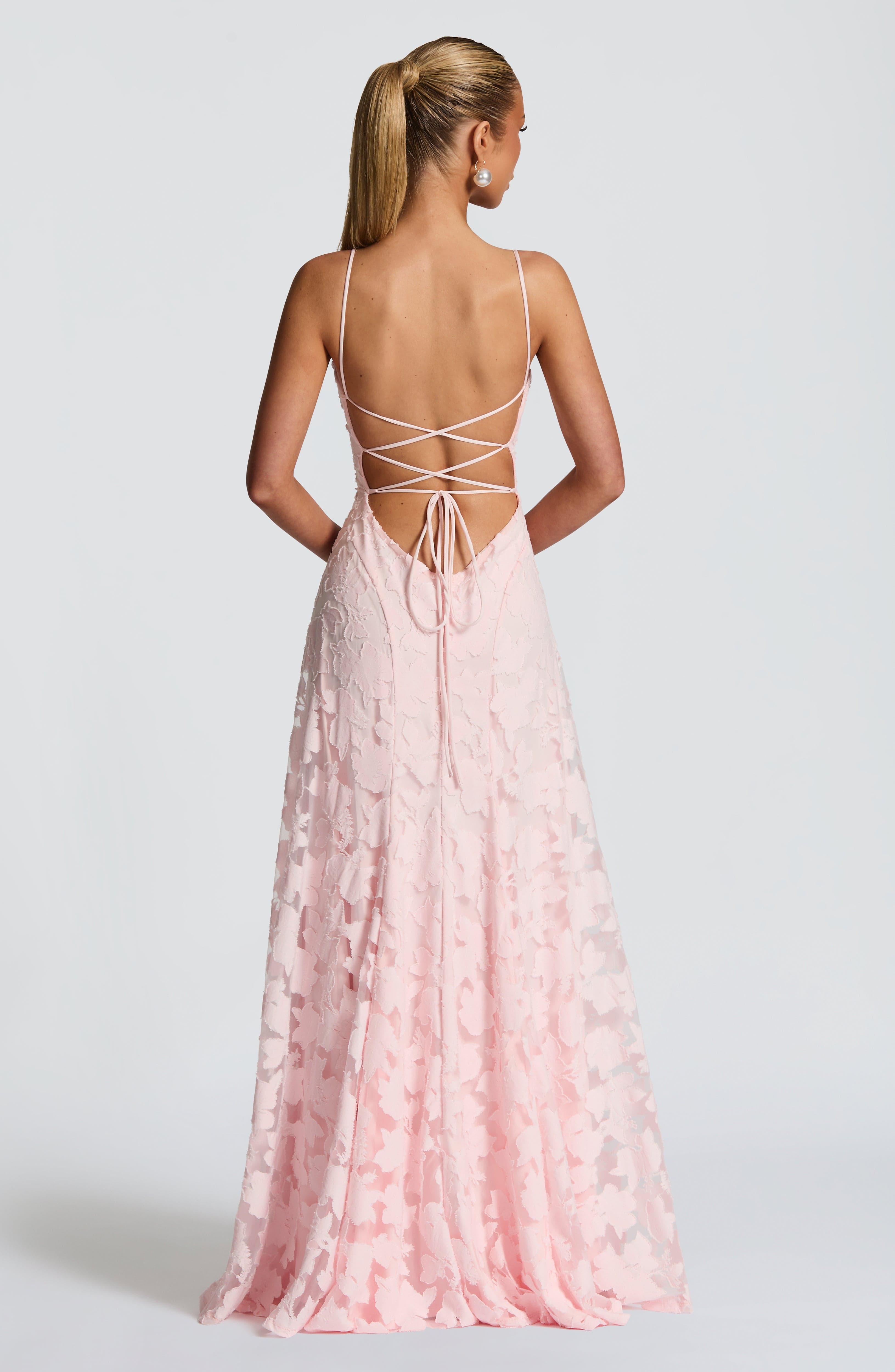 Isabella Floral Lace Maxi Dress