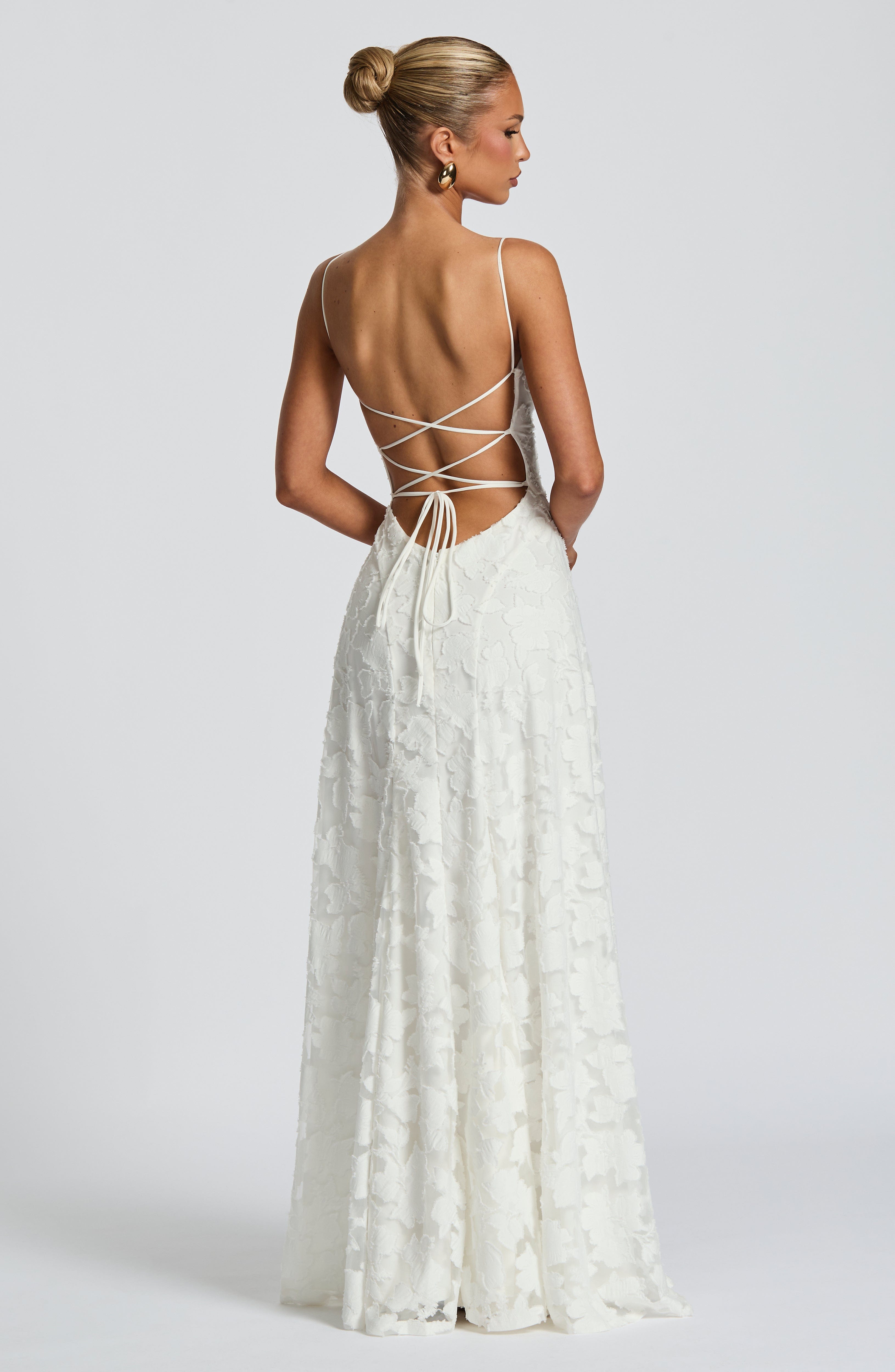 Isabella Floral Lace Maxi Dress