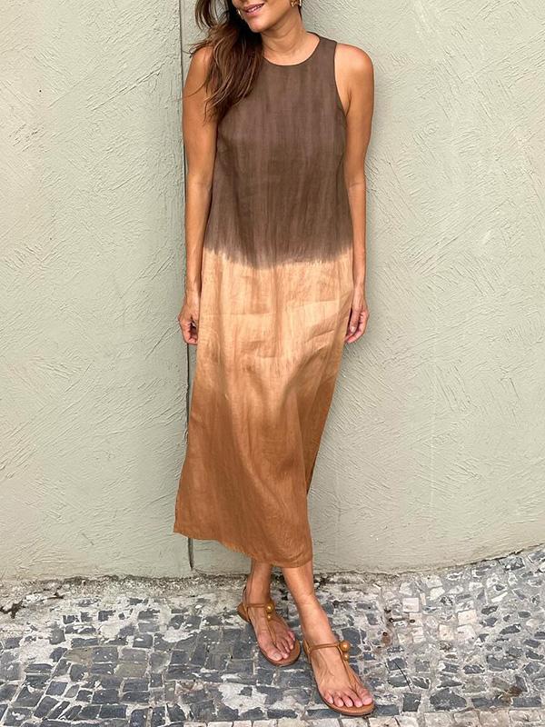 Sienna Ombre Sleeveless Midi Dress