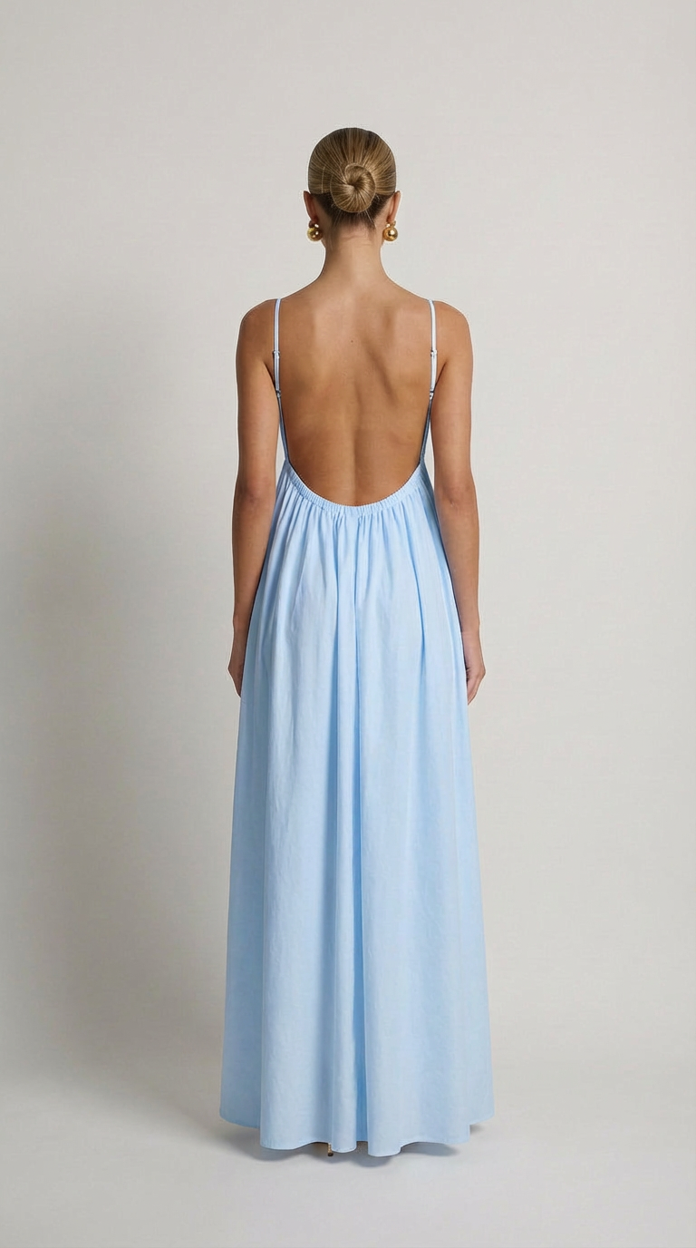 Serena Open-Back Maxi Dress