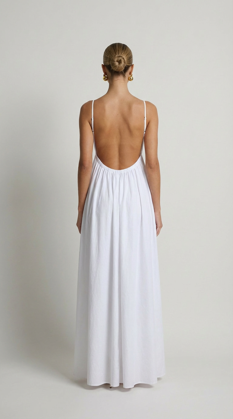 Serena Open-Back Maxi Dress