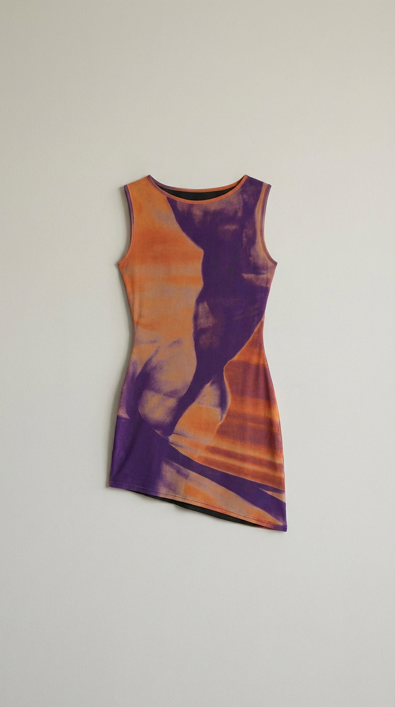 Zara Abstract Mini Dress