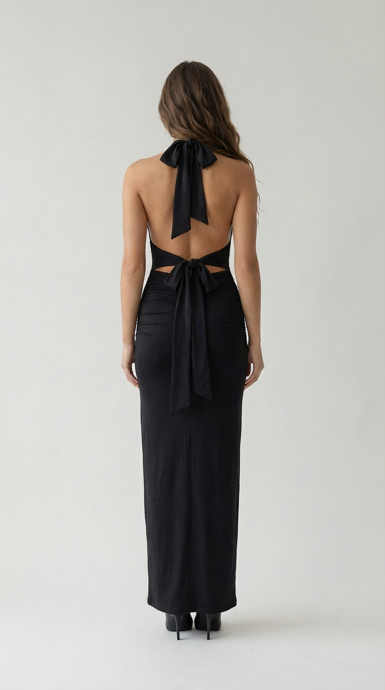 Valentina Maxi Halter Dress
