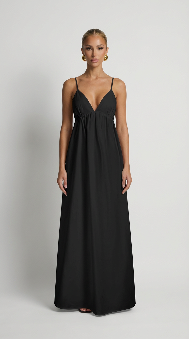 Serena Open-Back Maxi Dress