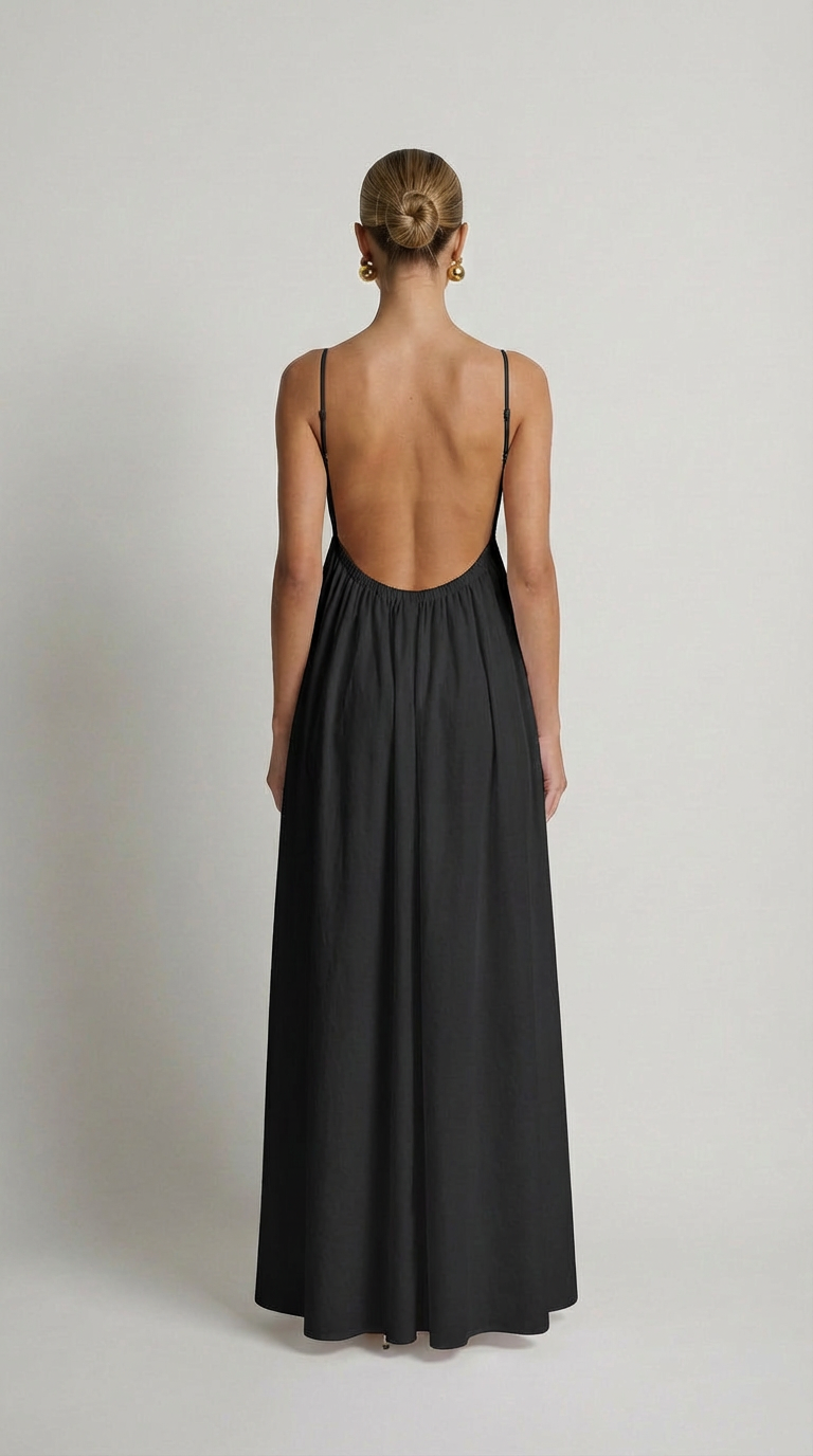 Serena Open-Back Maxi Dress