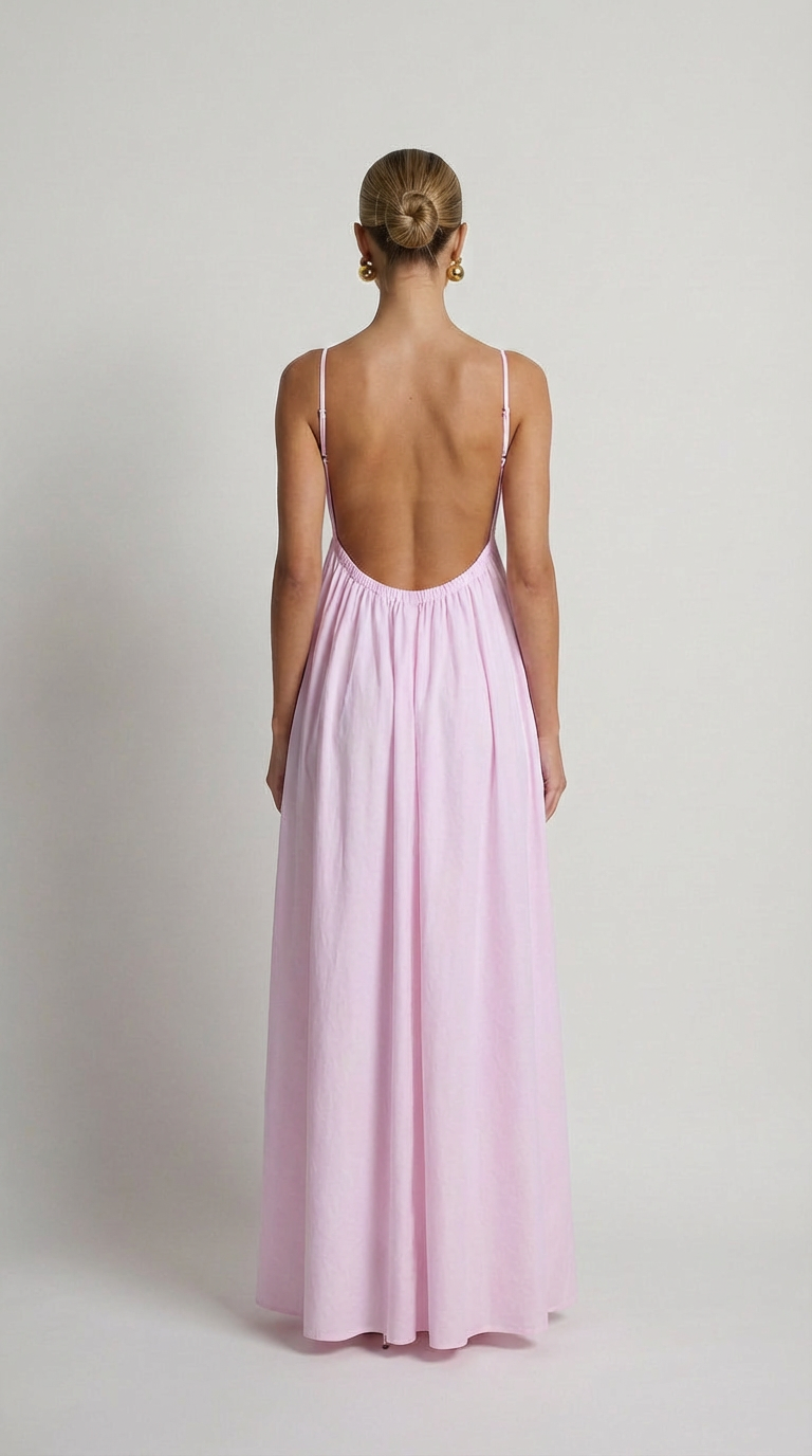 Serena Open-Back Maxi Dress