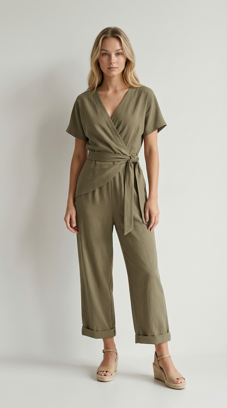 Harper Wrap Jumpsuit