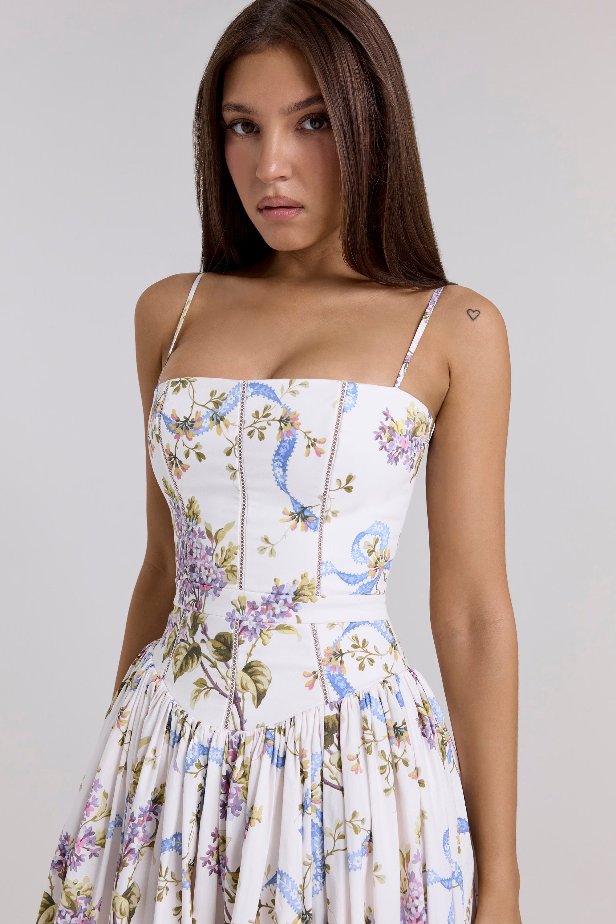 Amelia Strapless Midi Dress