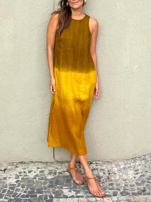 Sienna Ombre Sleeveless Midi Dress