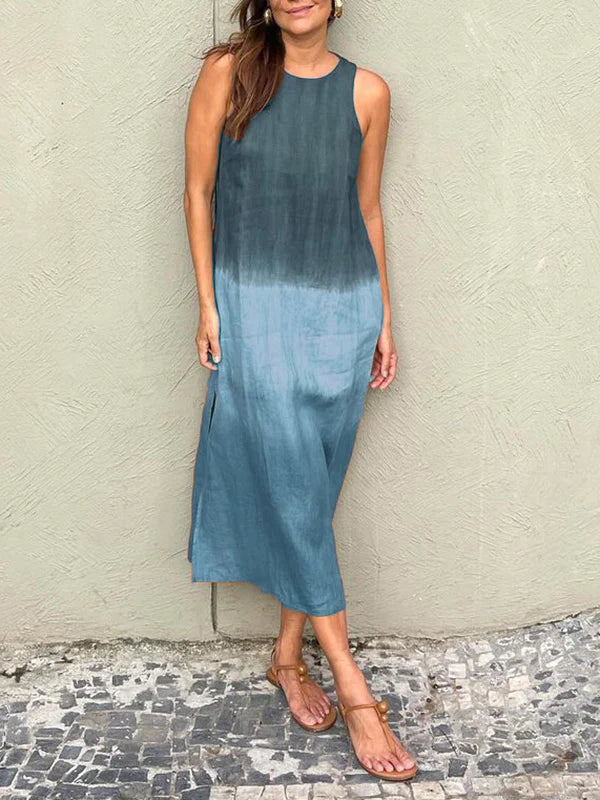 Sienna Ombre Sleeveless Midi Dress