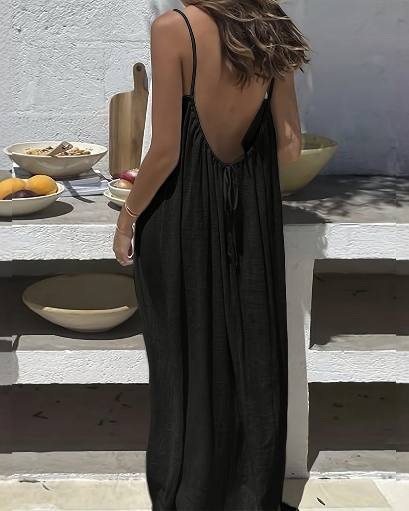 Luna Flowy Maxi Dress