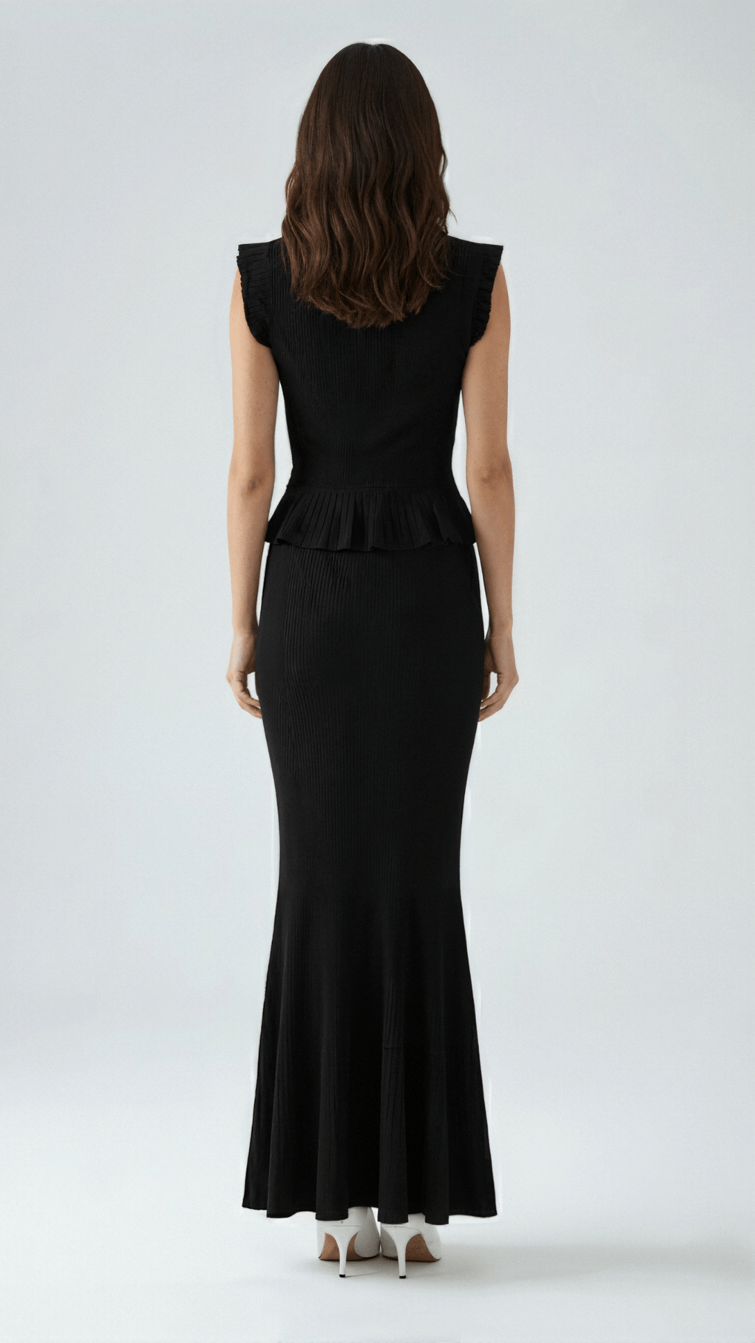 Carol Textured Ruffle Top 1