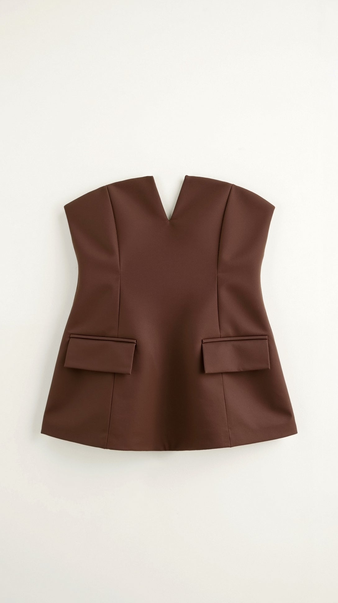 Eden Sculptural Strapless Top 4