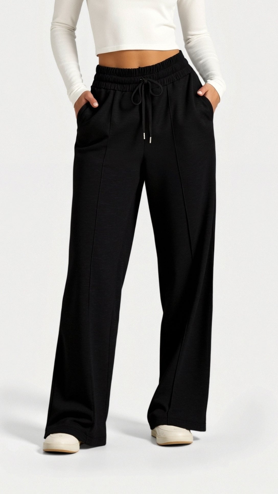 Ellie Relaxed Wide-Leg Trousers 1
