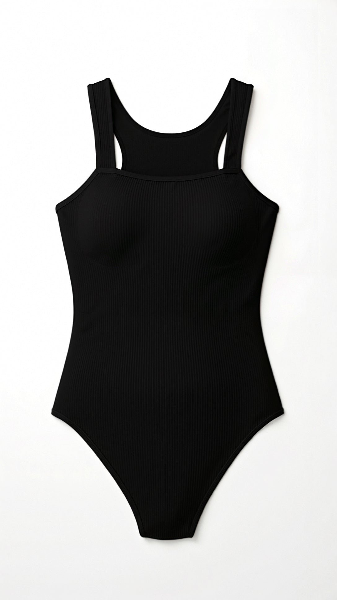 Emma Ribbed Square Neck Bodysuit 5