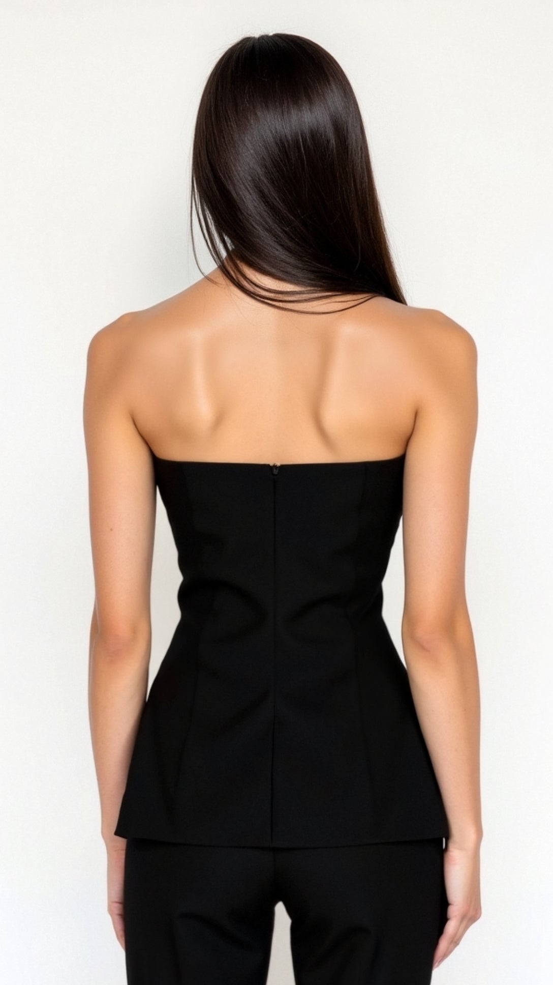 Fiona Structured Strapless Blazer Top 8