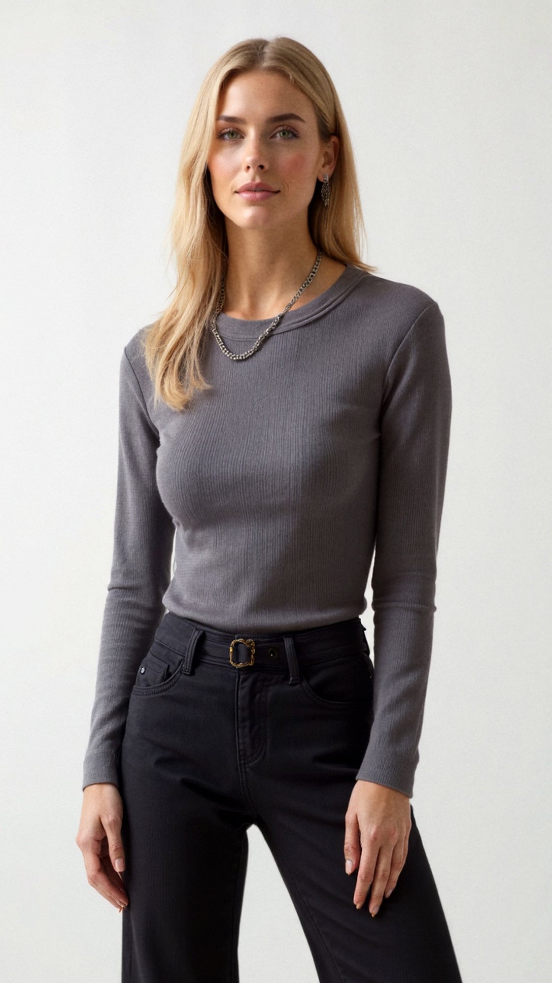 Freya Ribbed Long Sleeve Top 5