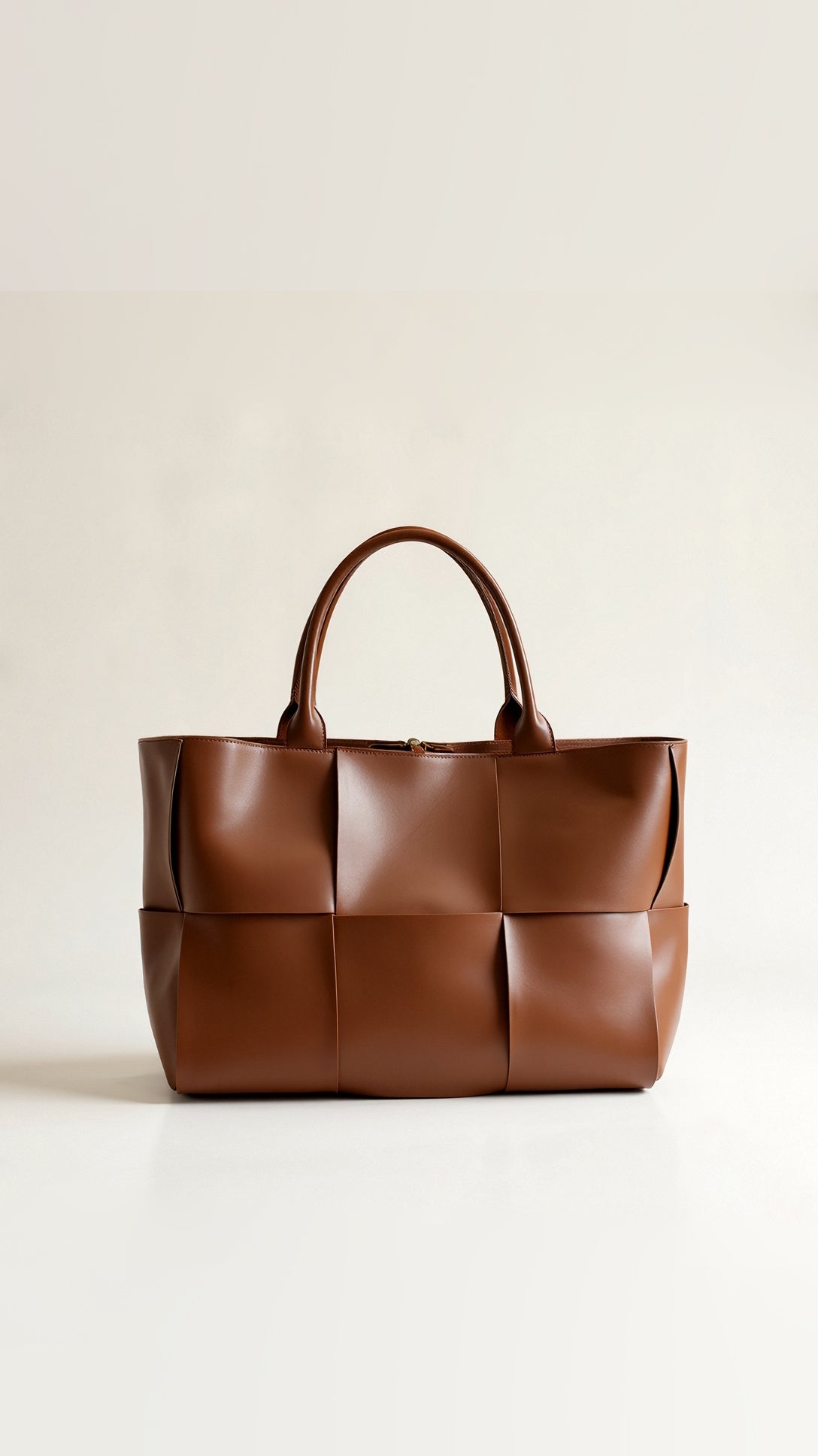 Genevia Structured Checkerboard Tote Bag 3