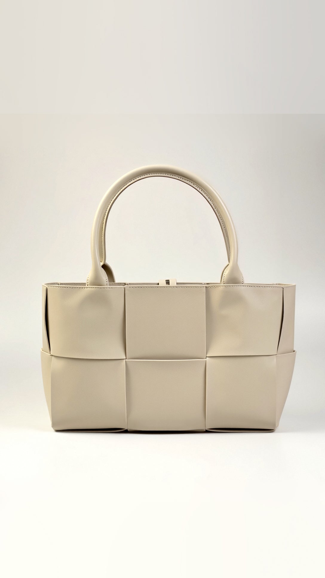 Genevia Structured Checkerboard Tote Bag 5