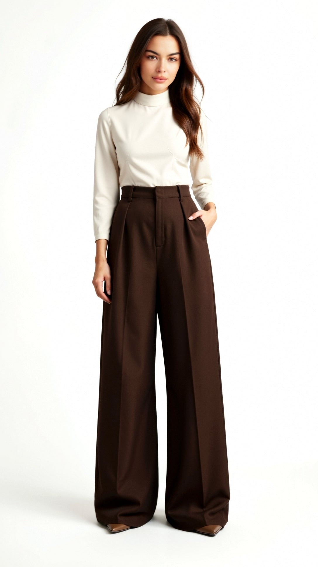 Hazel Tailored Wide-Leg Trousers 5