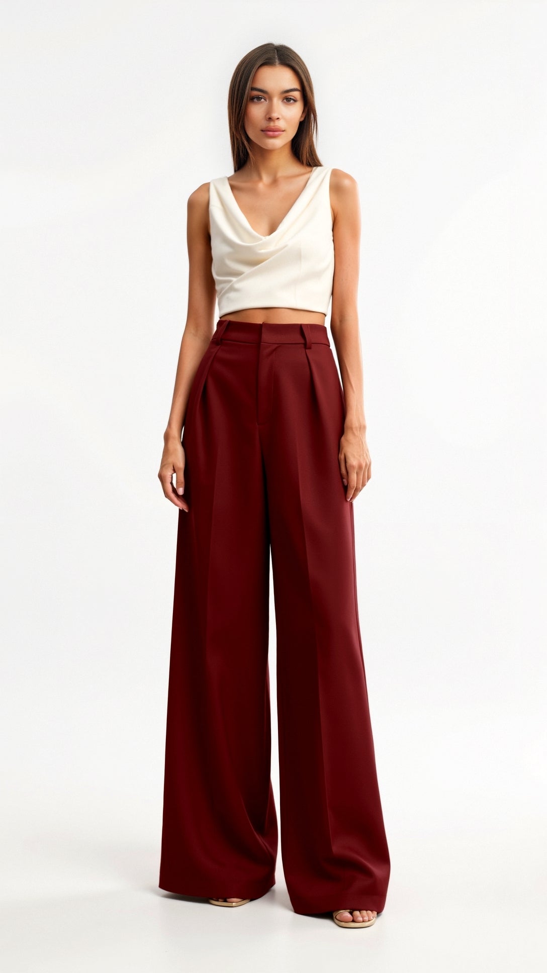Hazel Tailored Wide-Leg Trousers 9