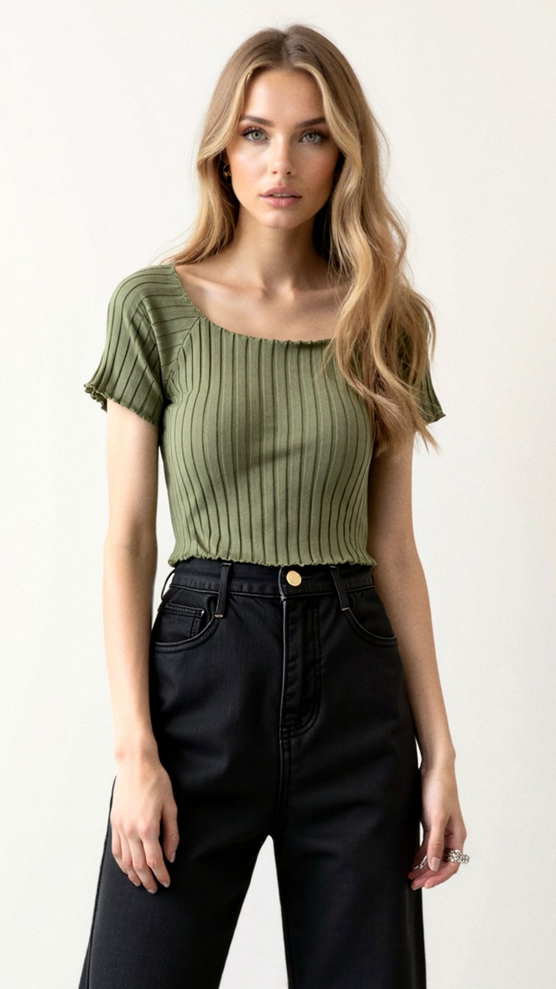 Isabel Ribbed Crop Top 6