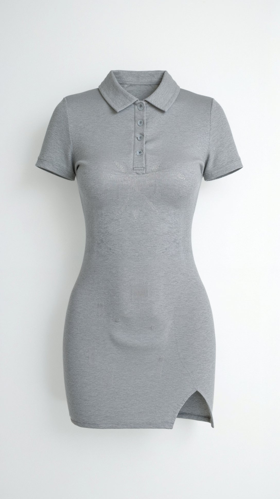 Lila Classic Collar Bodycon Mini Dress - Women's Summer Dress 8