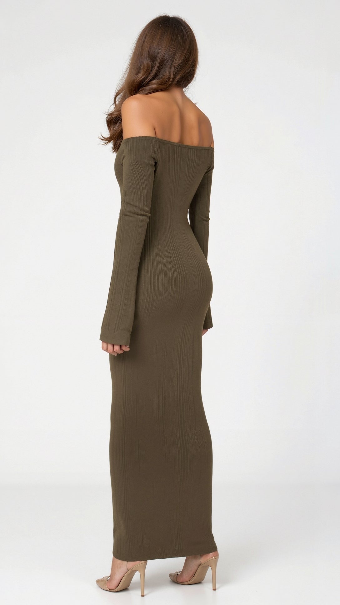 Lila Elegant Off-Shoulder Maxi Dress - Summer Wedding Guest Dress 1