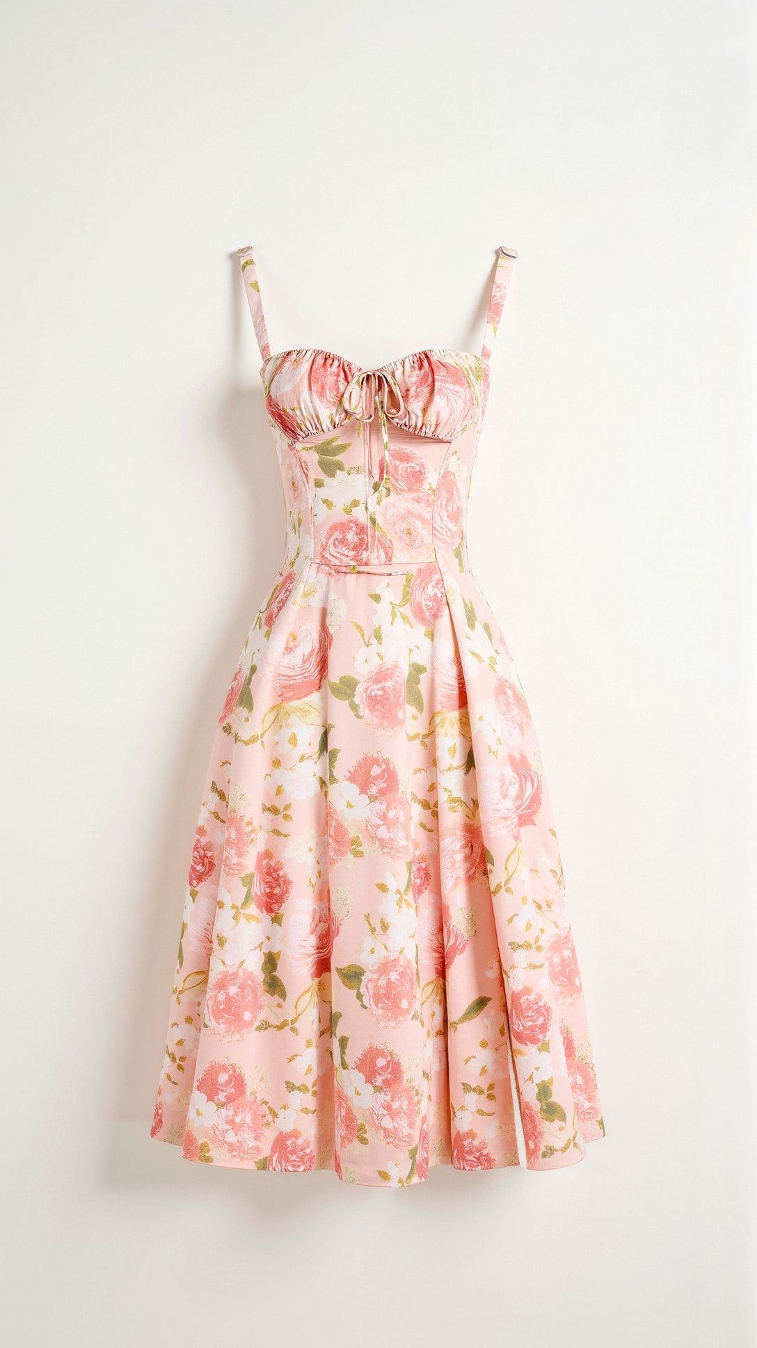 Lila Floral Midi Sundress - Elegant Womens Dress for Summer Celebrations 2