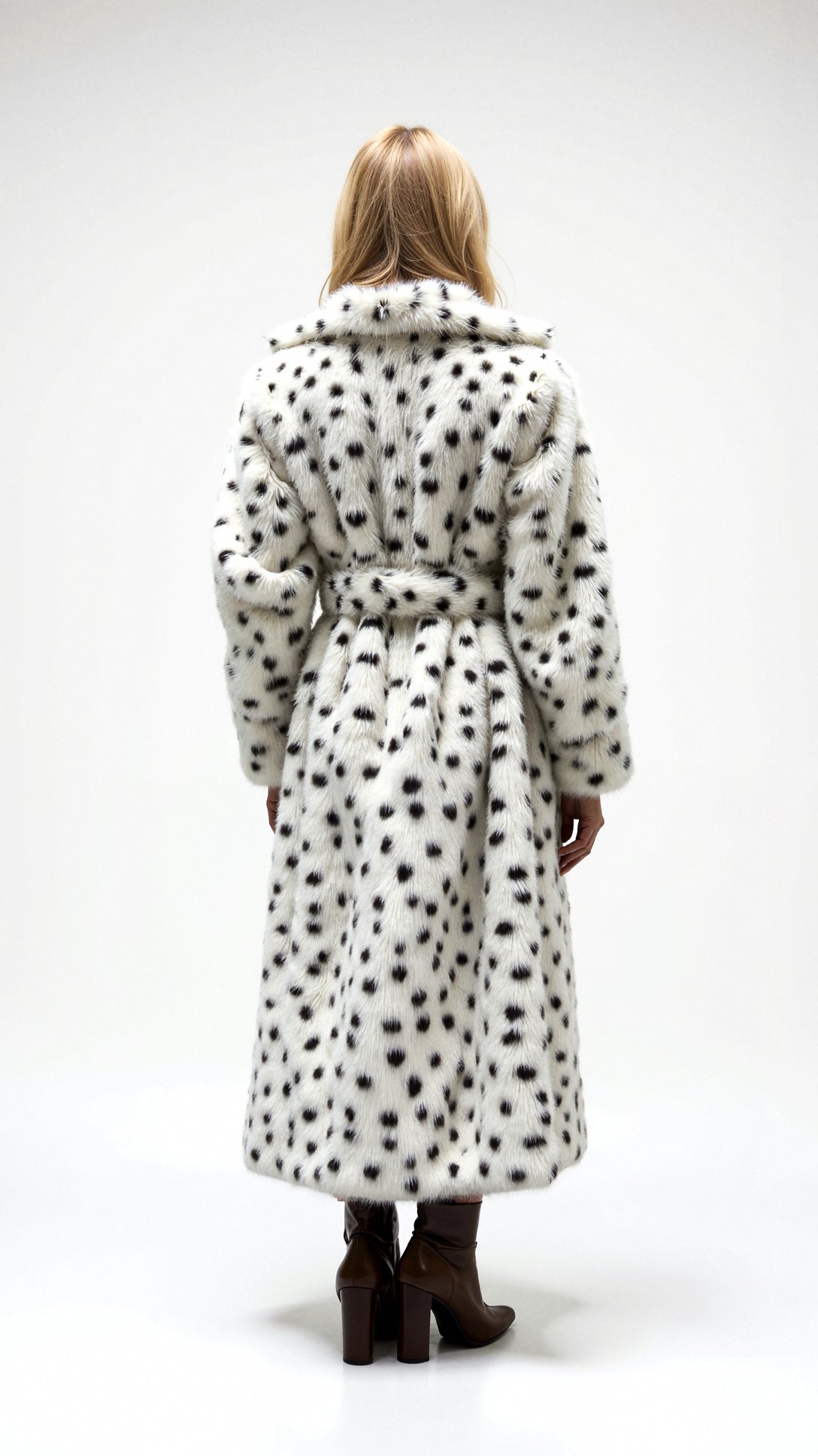 Morgana Plush Leopard Faux Fur Womens Jacket 1