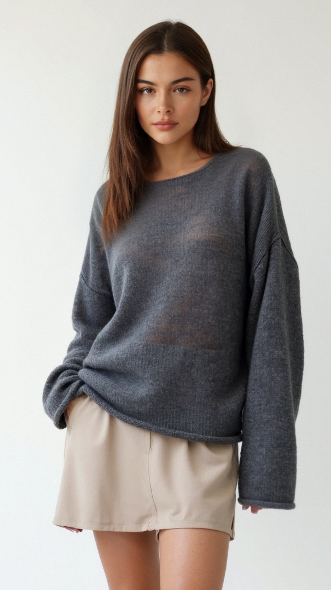 Pam Relaxed Oversized Knit Top 1
