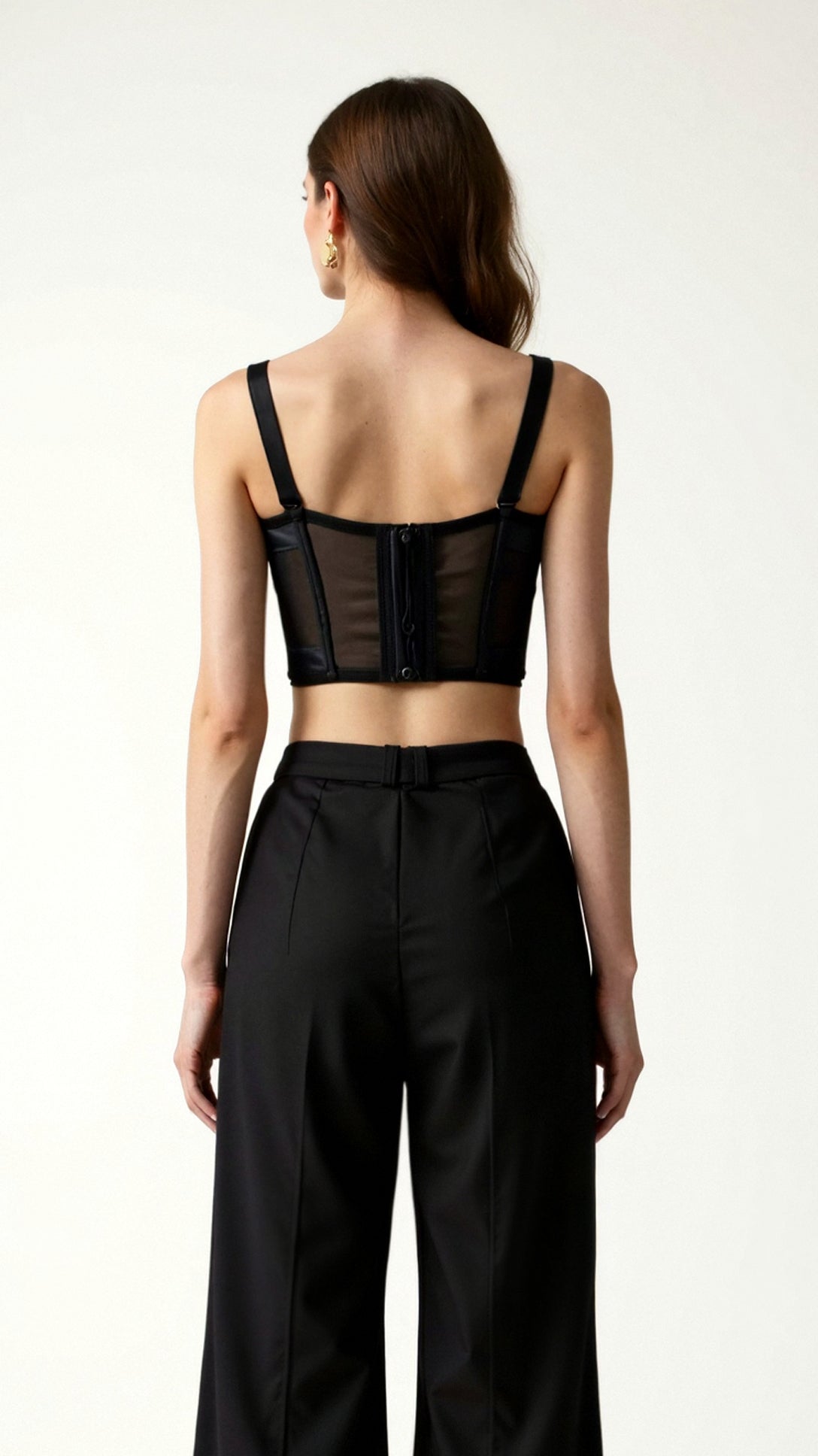Penelope Structured Corset Crop Top 4