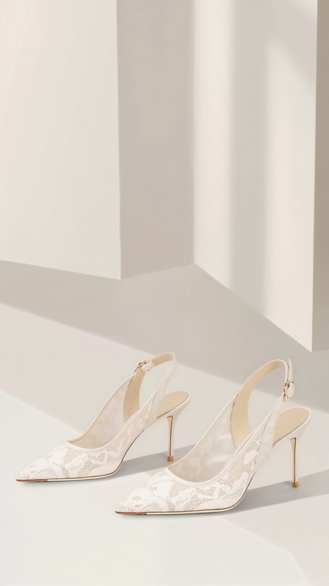 Rachel Elegant Lace Heeled Sandals for Bride 2