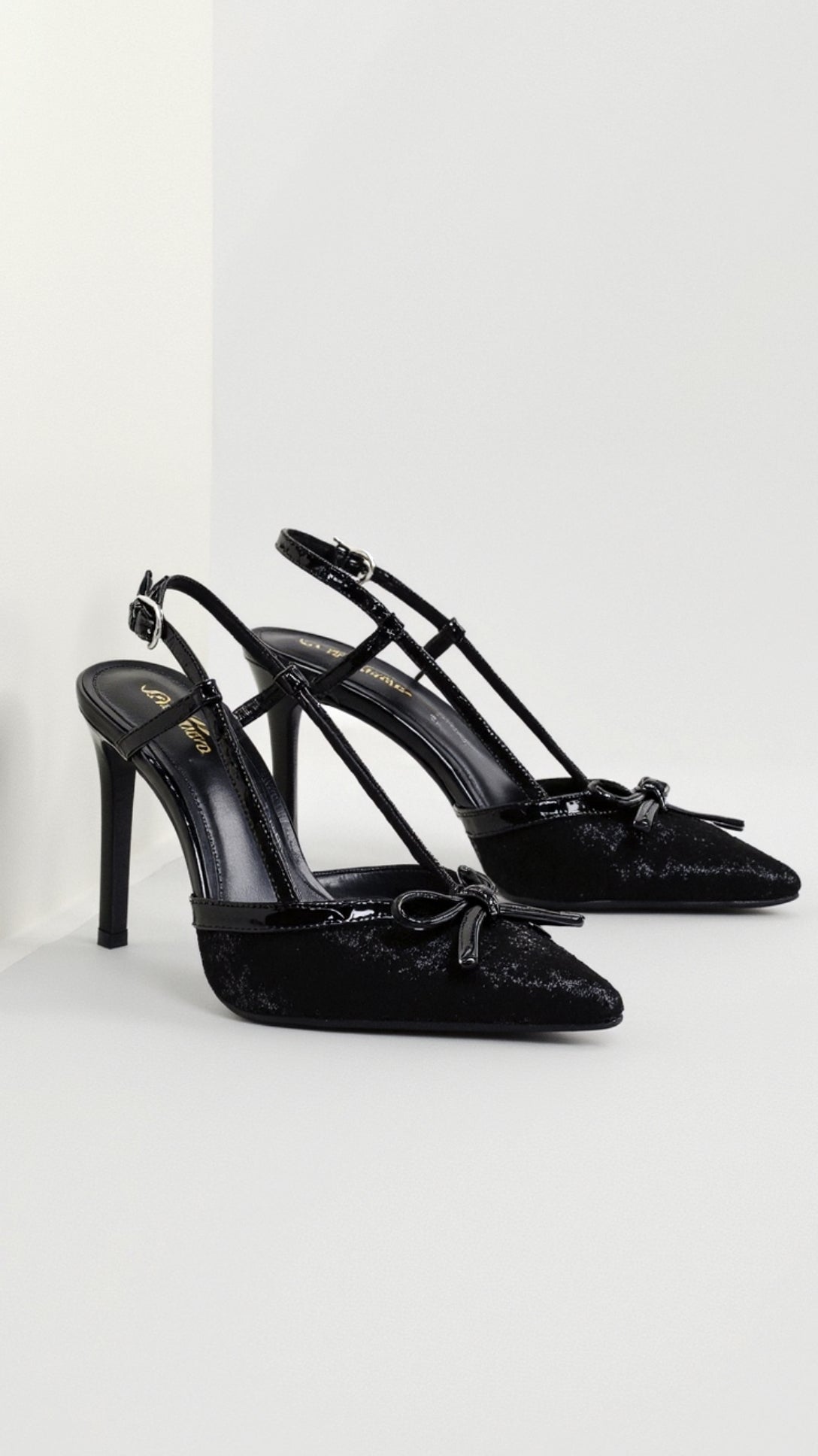 Rebecca Vintage-Inspired Black Heels 5