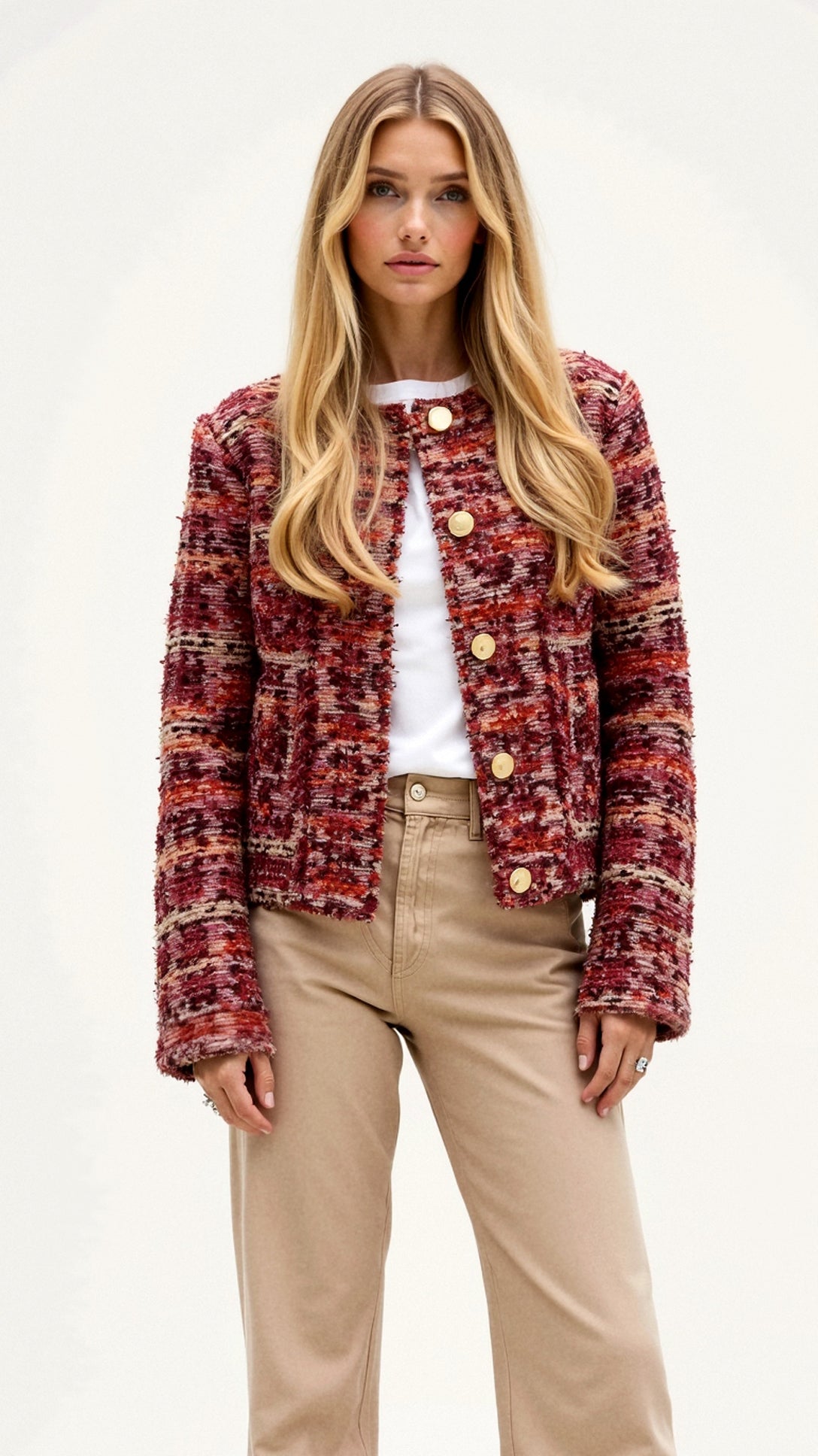 Rosaria Textured Cropped Cardigan 0