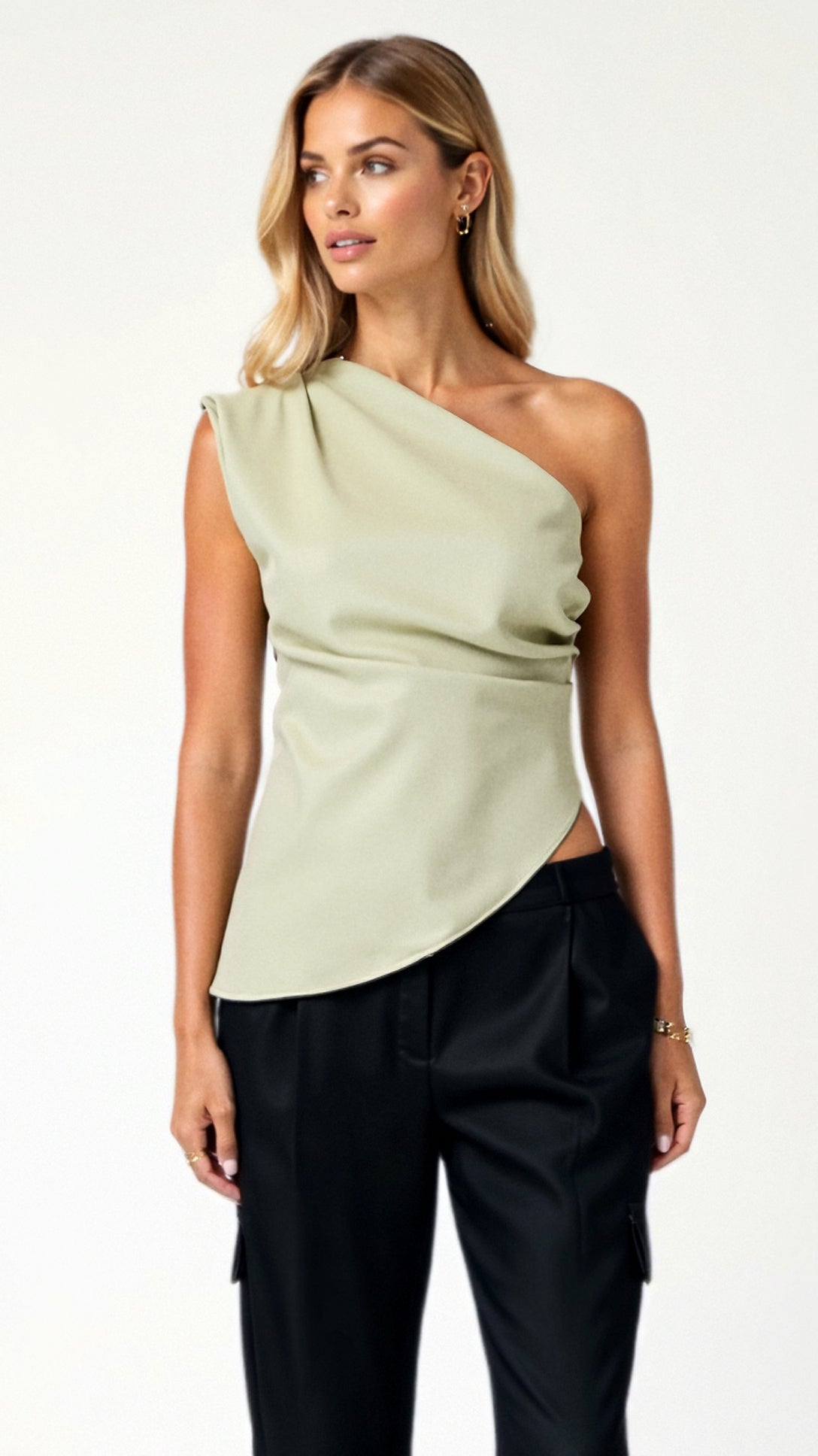 Selene Asymmetric One-Shoulder Top 0