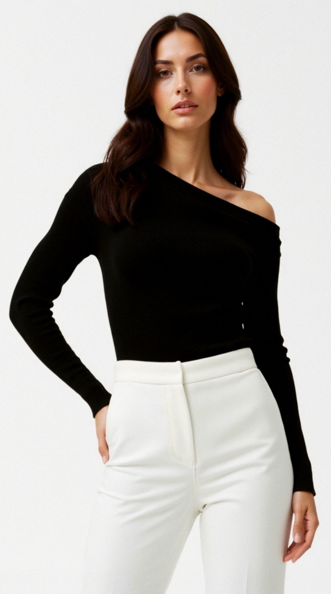 Shirley Asymmetric Knit Top 8