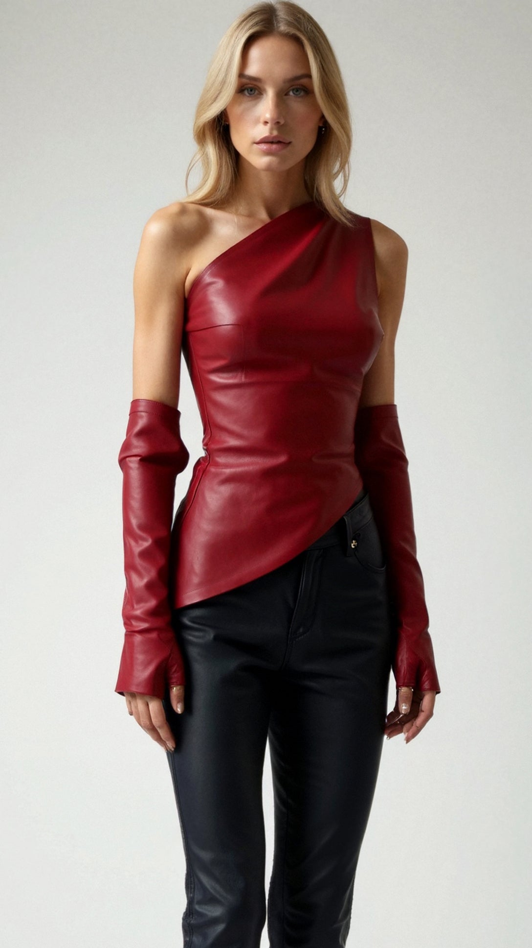 Ulyssa Dramatic One-Shoulder Going Out Top 4