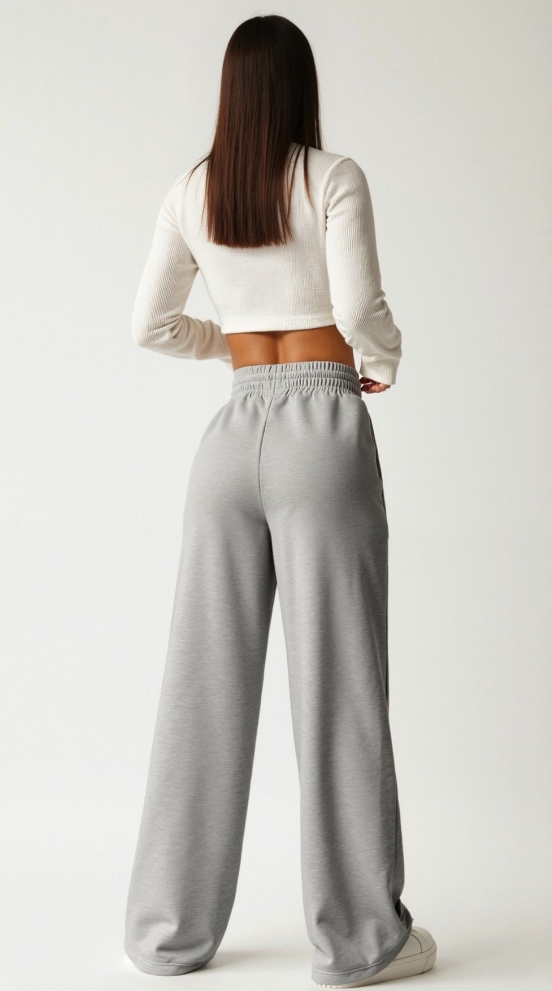 Virginia Relaxed Wide-Leg Sweatpants 1