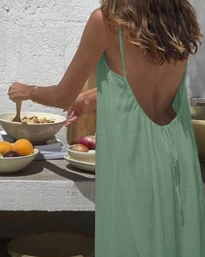 Luna Flowy Maxi Dress