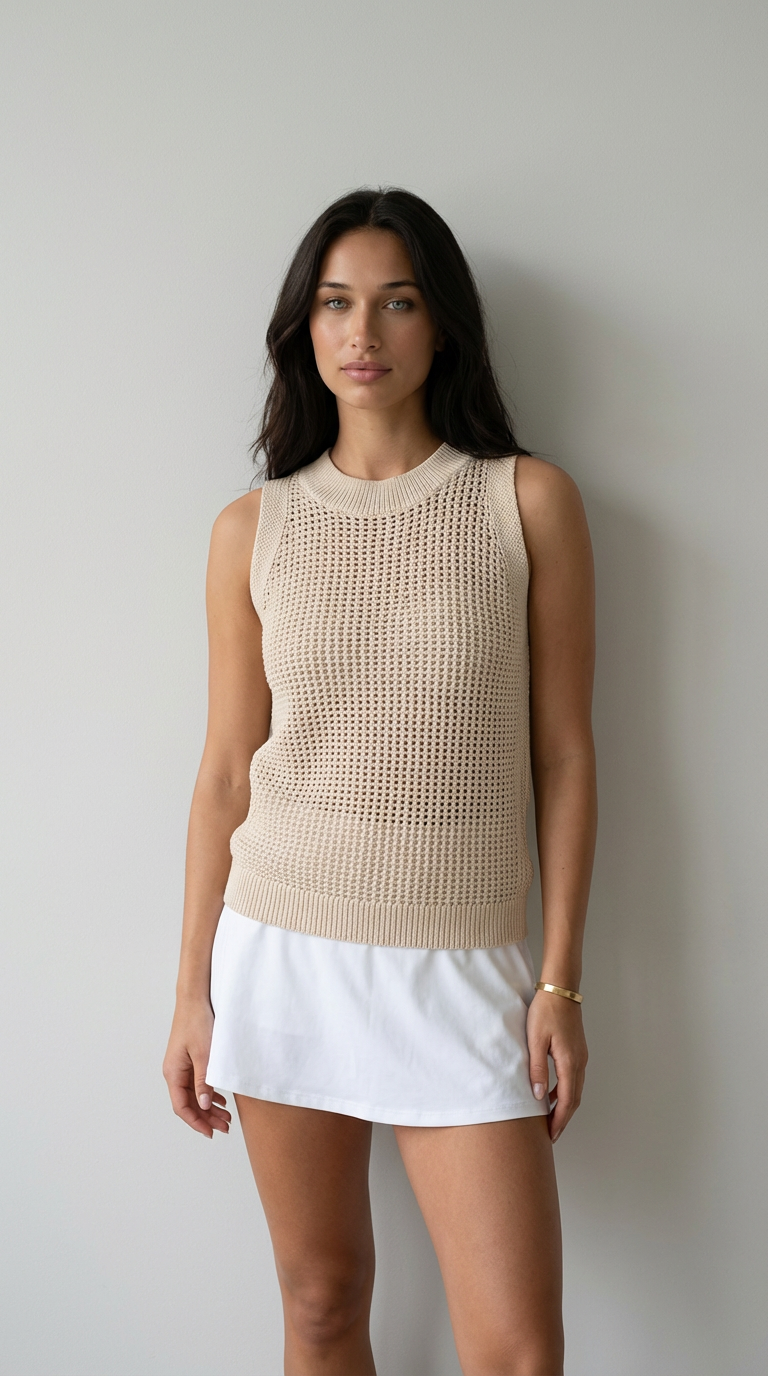 Sahara Knit Sleeveless Top