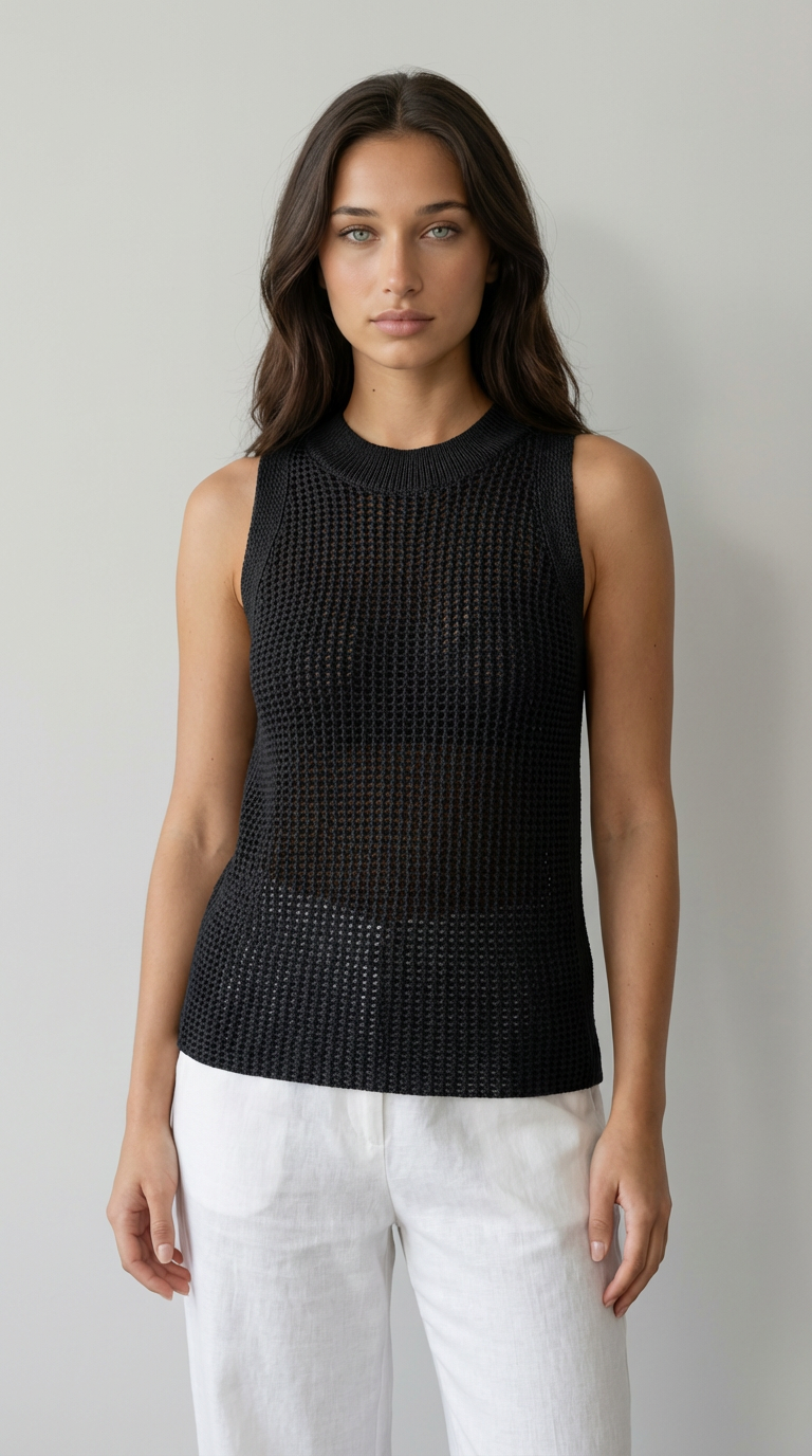 Sahara Knit Sleeveless Top