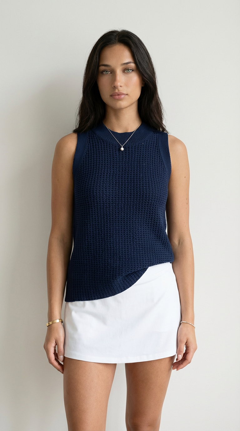 Sahara Knit Sleeveless Top